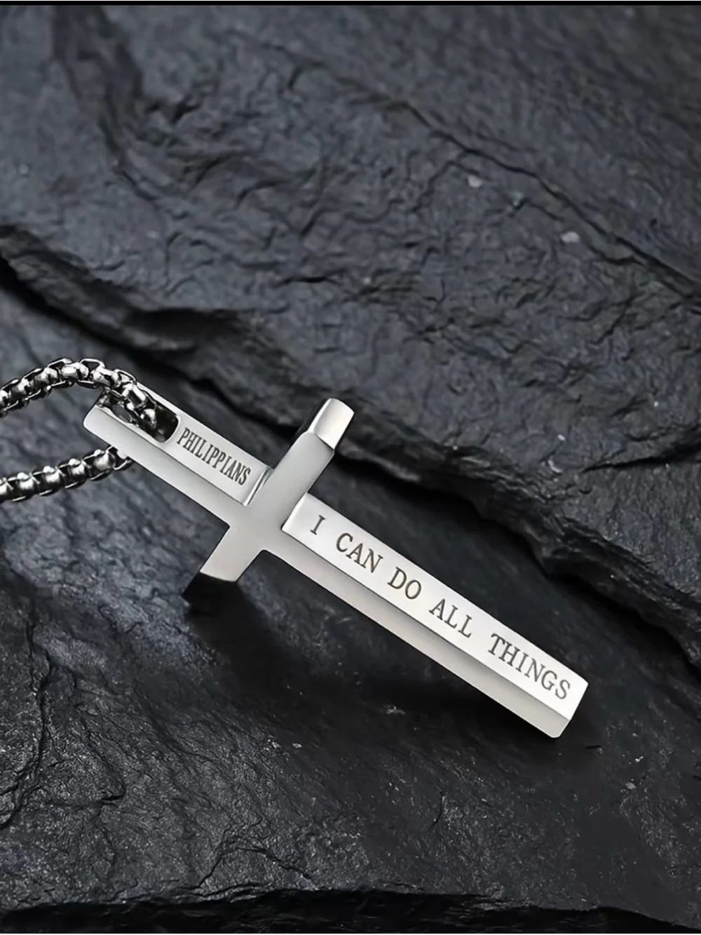 Silver Cross Necklace